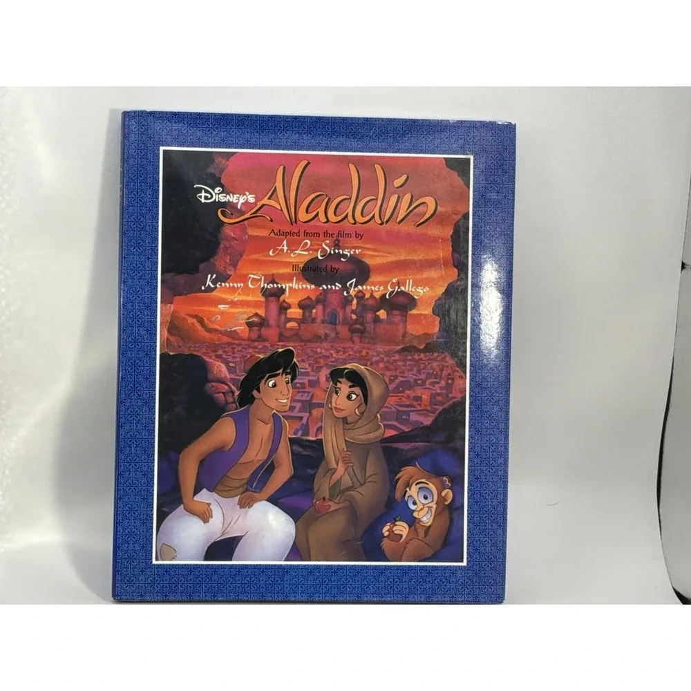 Disney's Aladdin A. L. Singer I'll Kenny Thompkins James Gallego 1998 1st Editio